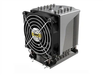 Радіатор процесора 4U з алюмінієвим баштовим ребром і мідною пластиною для LGA4189