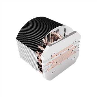 Алюмінієвий світлодіодний радіатор з тепловою трубкою на блискавці