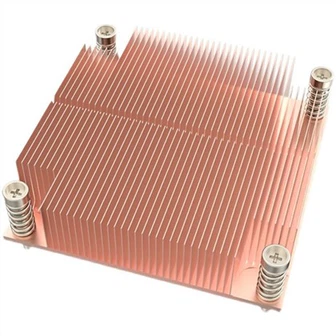Серверний радіатор CPU Copper Skived Fin 1U