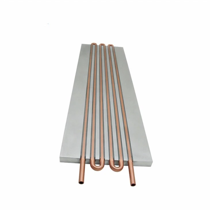 Aluminum CNC Machining Plate Water Cooling Heatsink